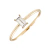 Anillo Baguette Diamante invertido