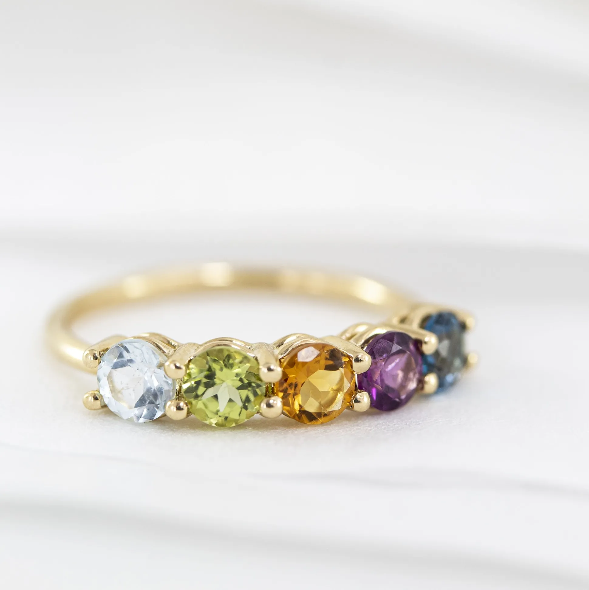 Anillo Cinquillo colores