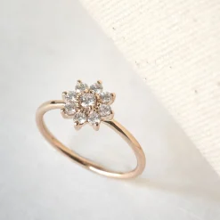 Anillo Flor Midi