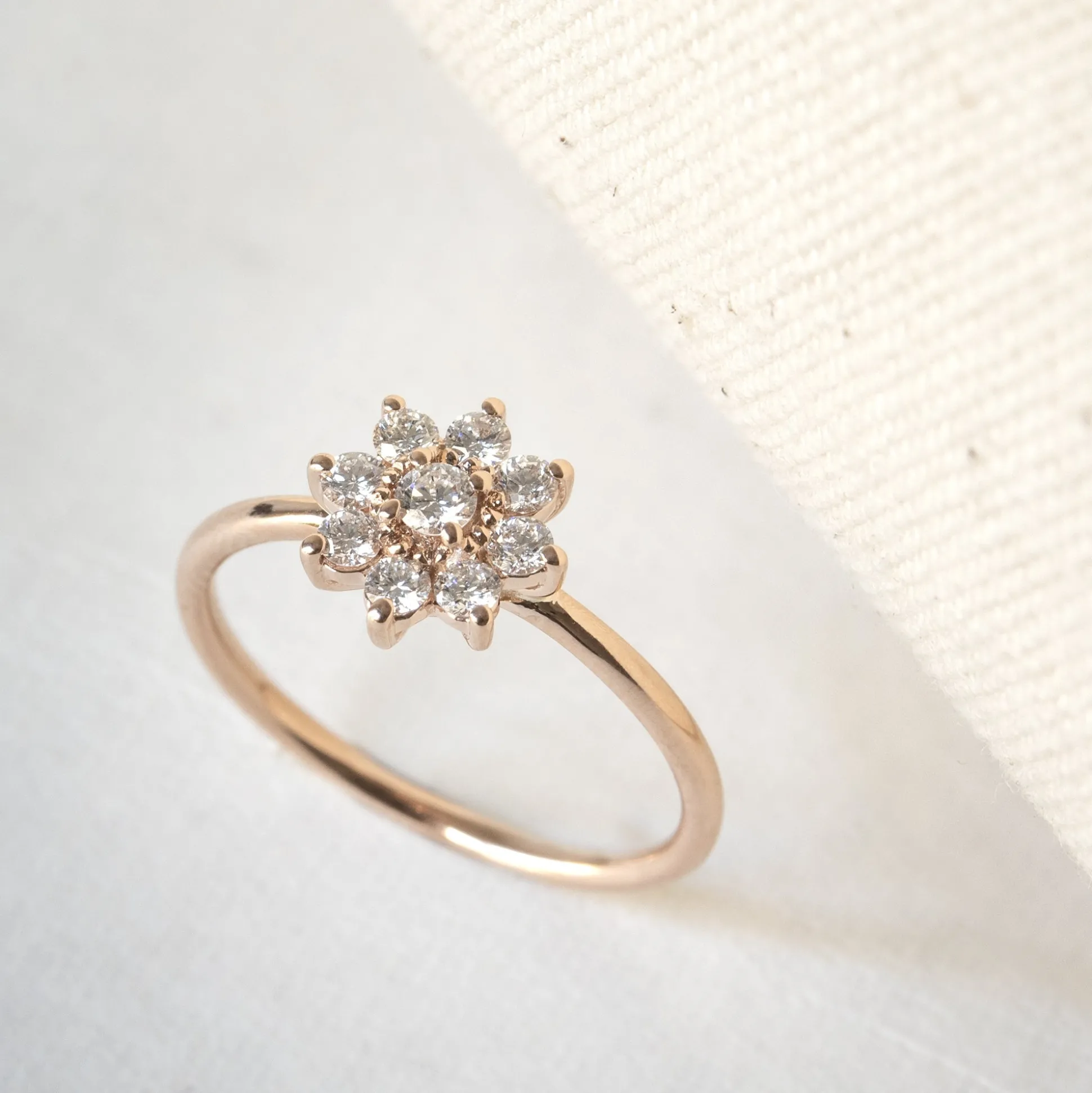 Anillo Flor Midi