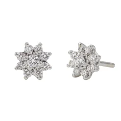 Pendiente Flor con Perla extraible