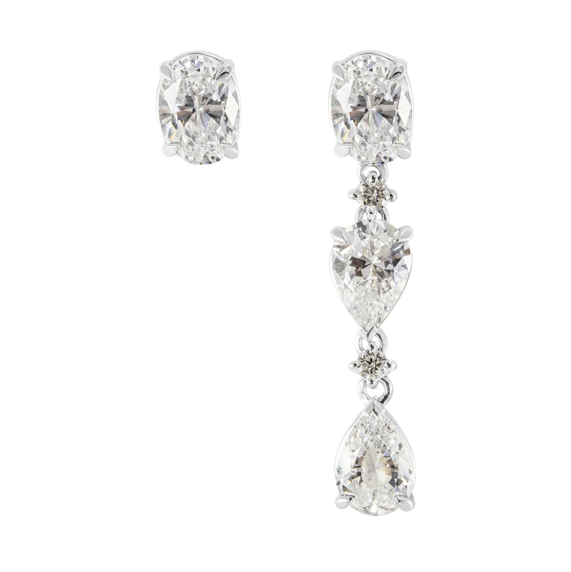 Pendientes Rabat Topacio Blanco