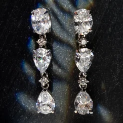 Pendientes Rabat Topacio Blanco