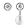 Pendientes Rosetones Boda (desmontables)