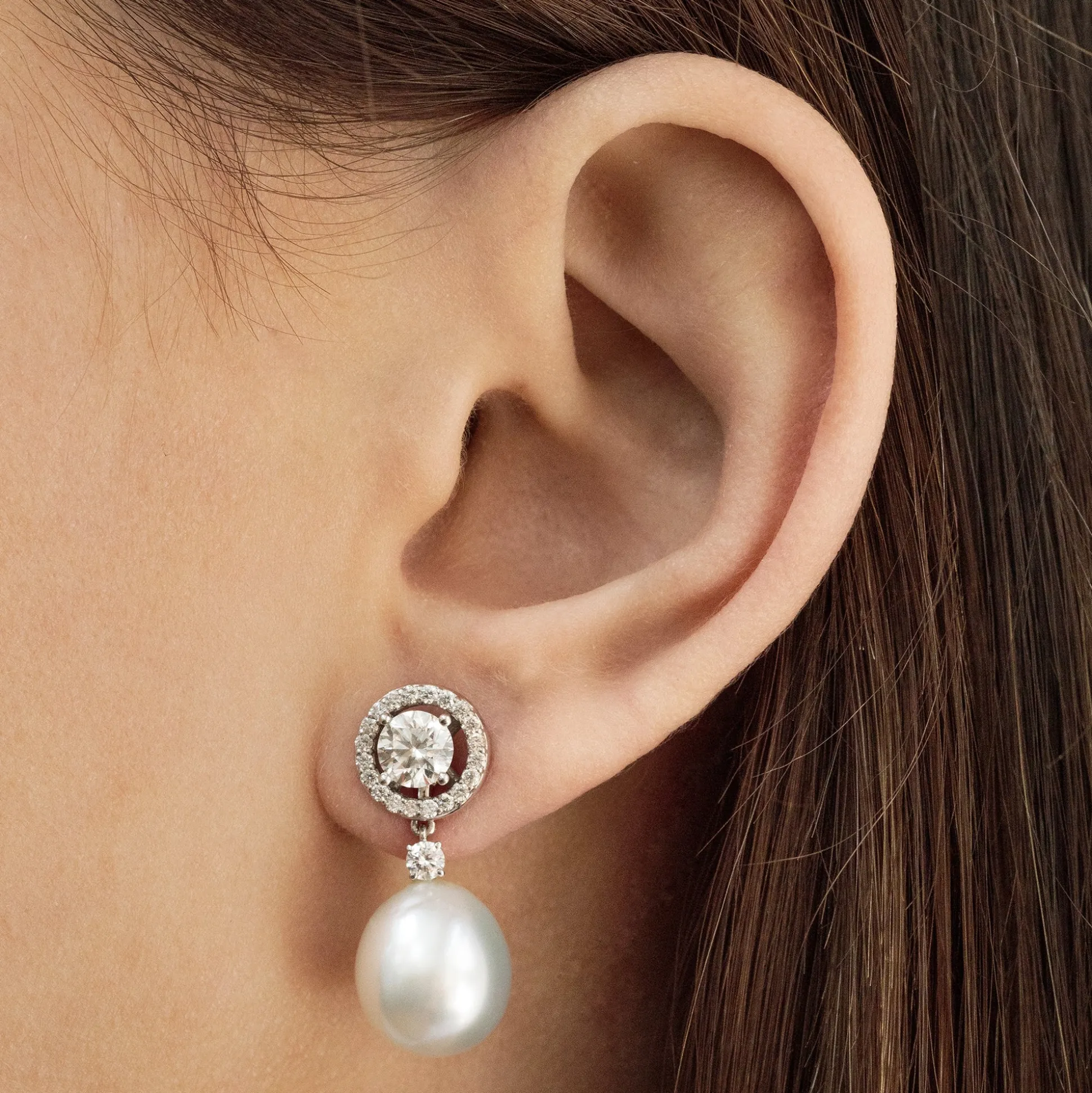 Pendientes Rosetones Boda (desmontables)