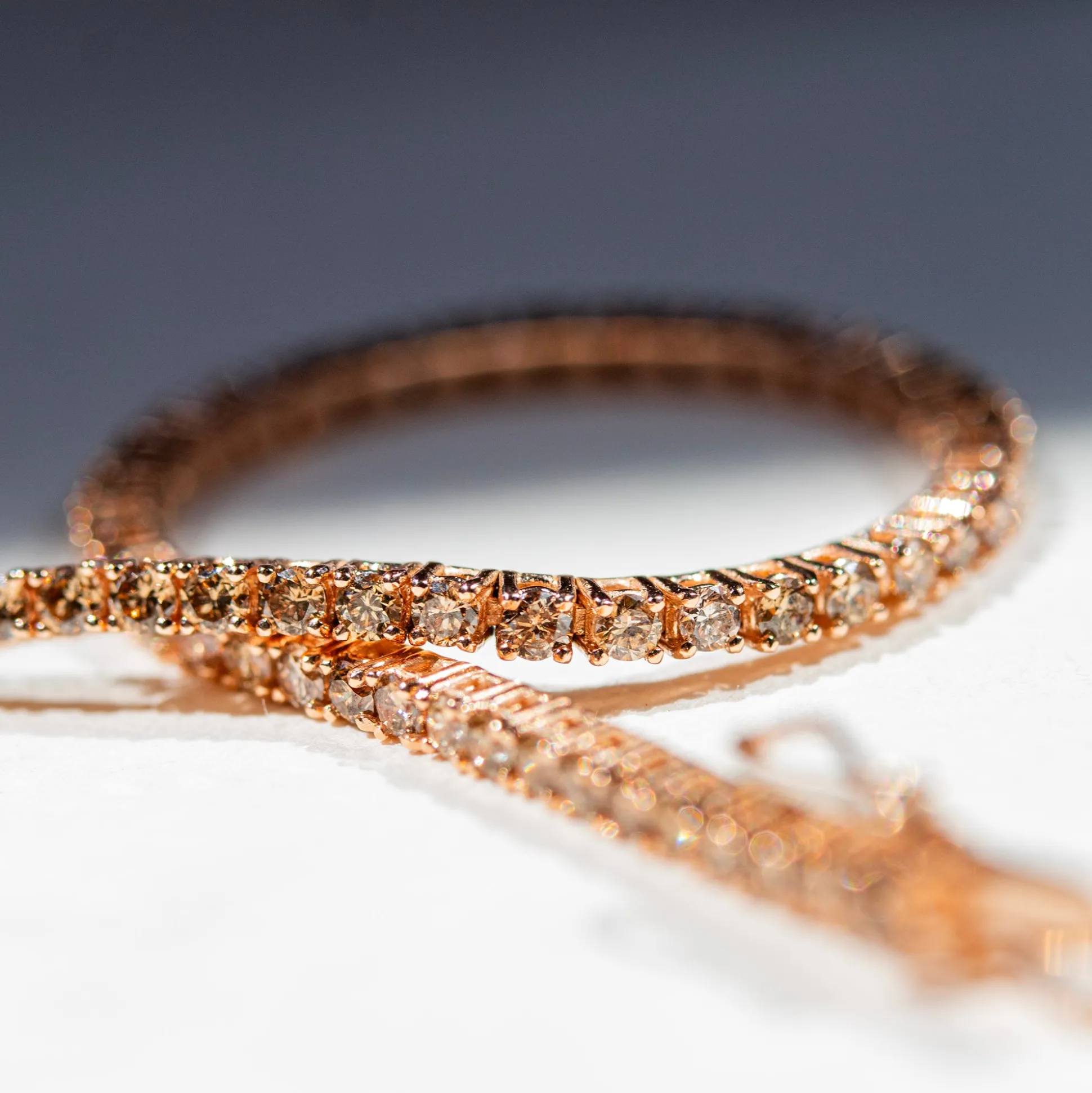 Riviere Oro Rosa Diamante Brown